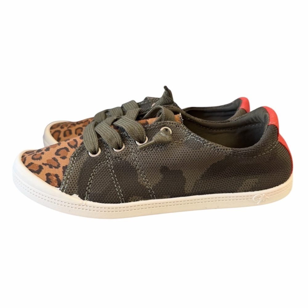 Jellypop Dallas Camo Leopard Slip On Sneaker Women’s Casual Spring Lightweight - Picture 3 of 6